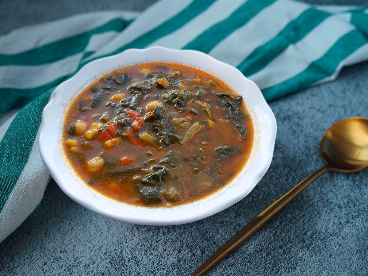 Mısır Unlu Ispanak Çorbası tarifi görseli