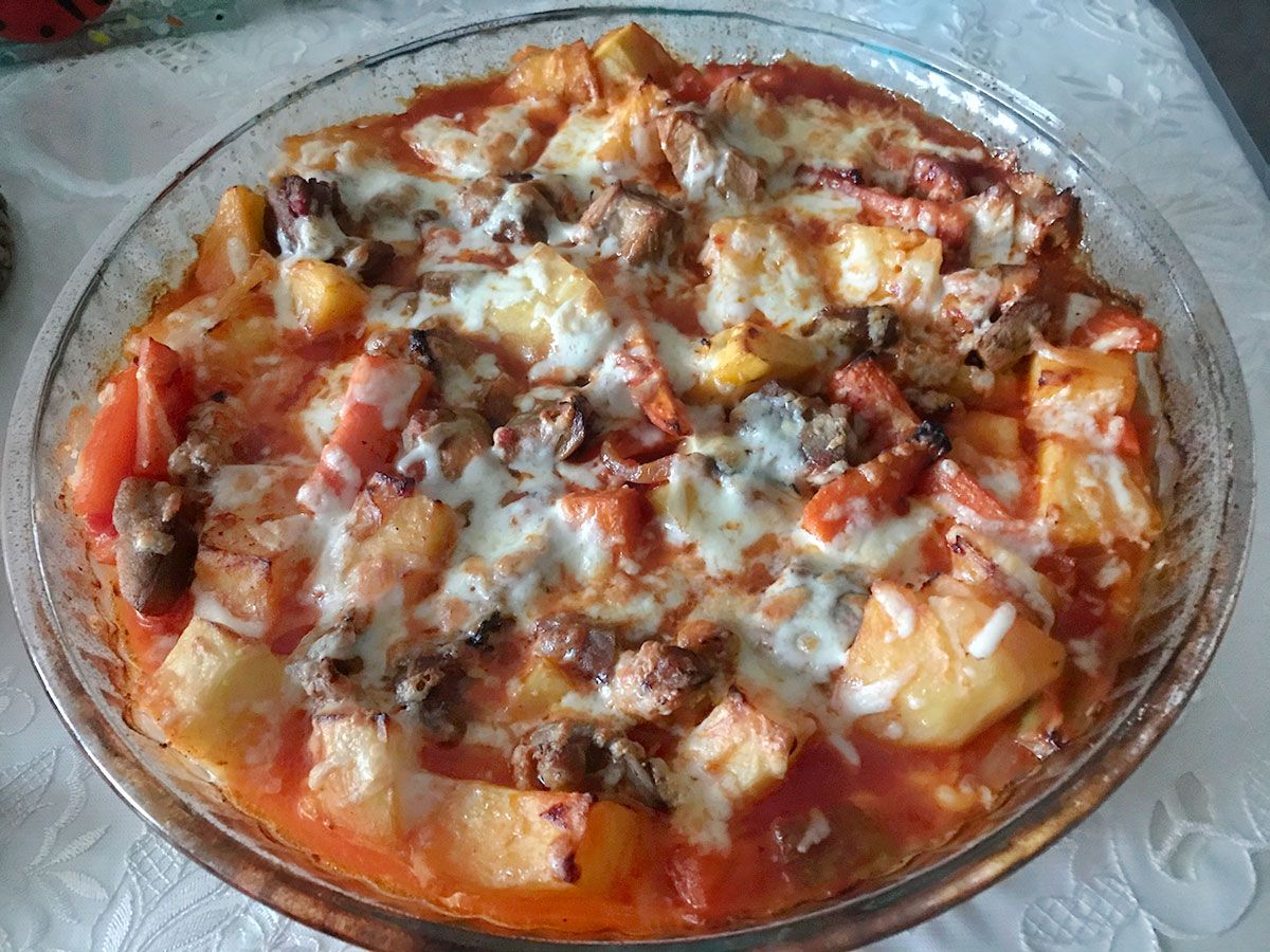 Patatesli Fırın Hindi tarifi görseli