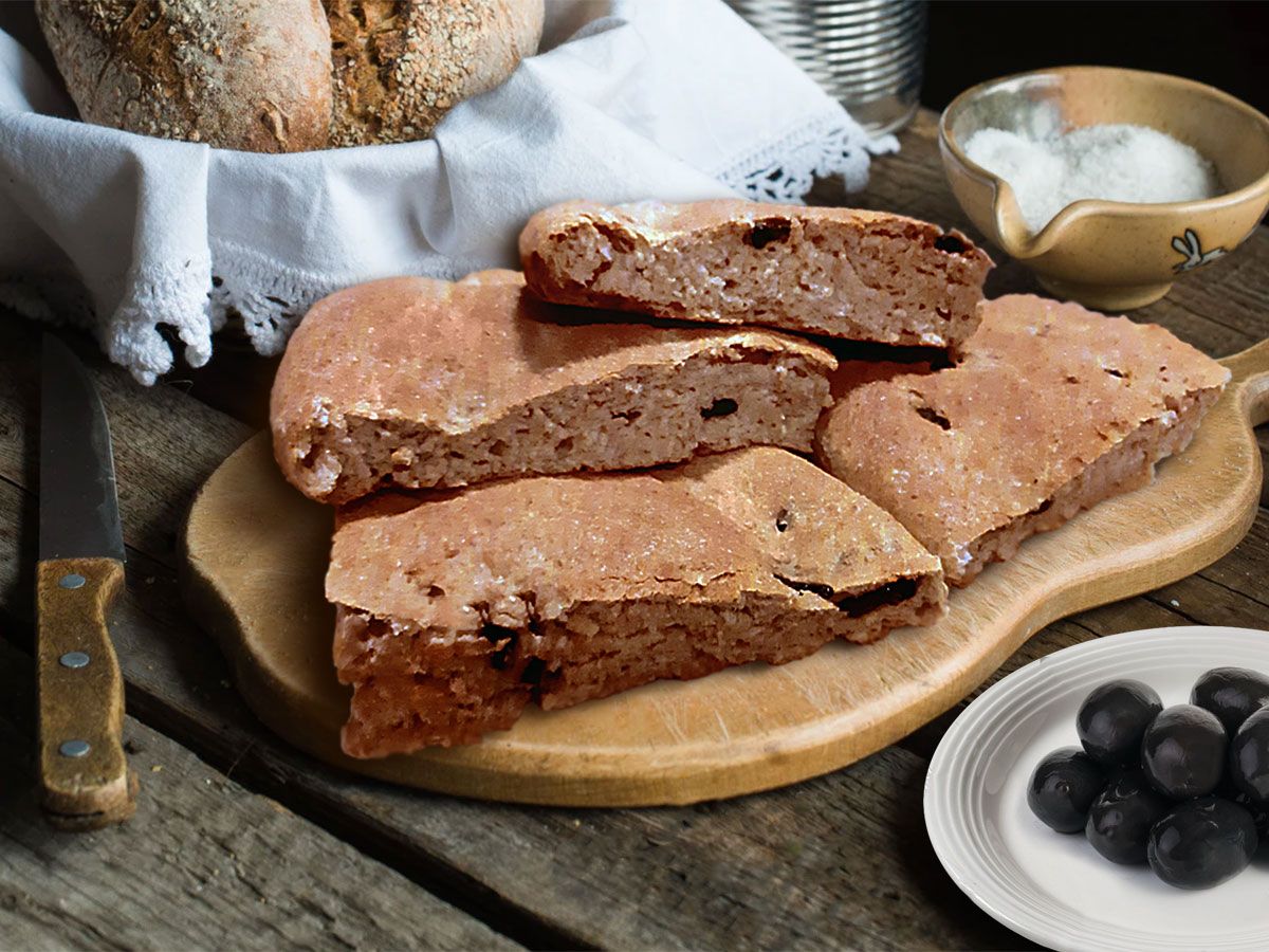 Zeytinli Buğday Ekmeği tarifi görseli