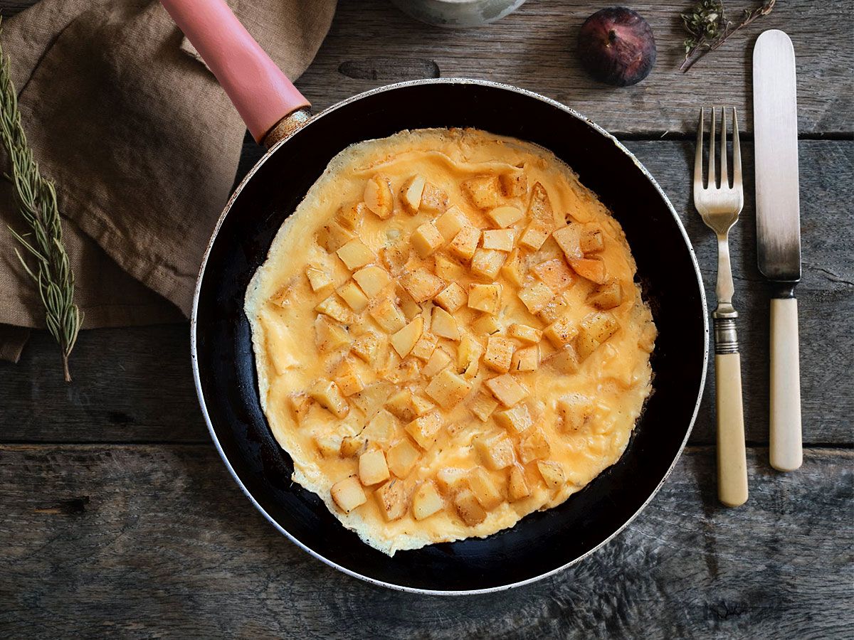 Baharatlı Patates Omleti tarifi görseli