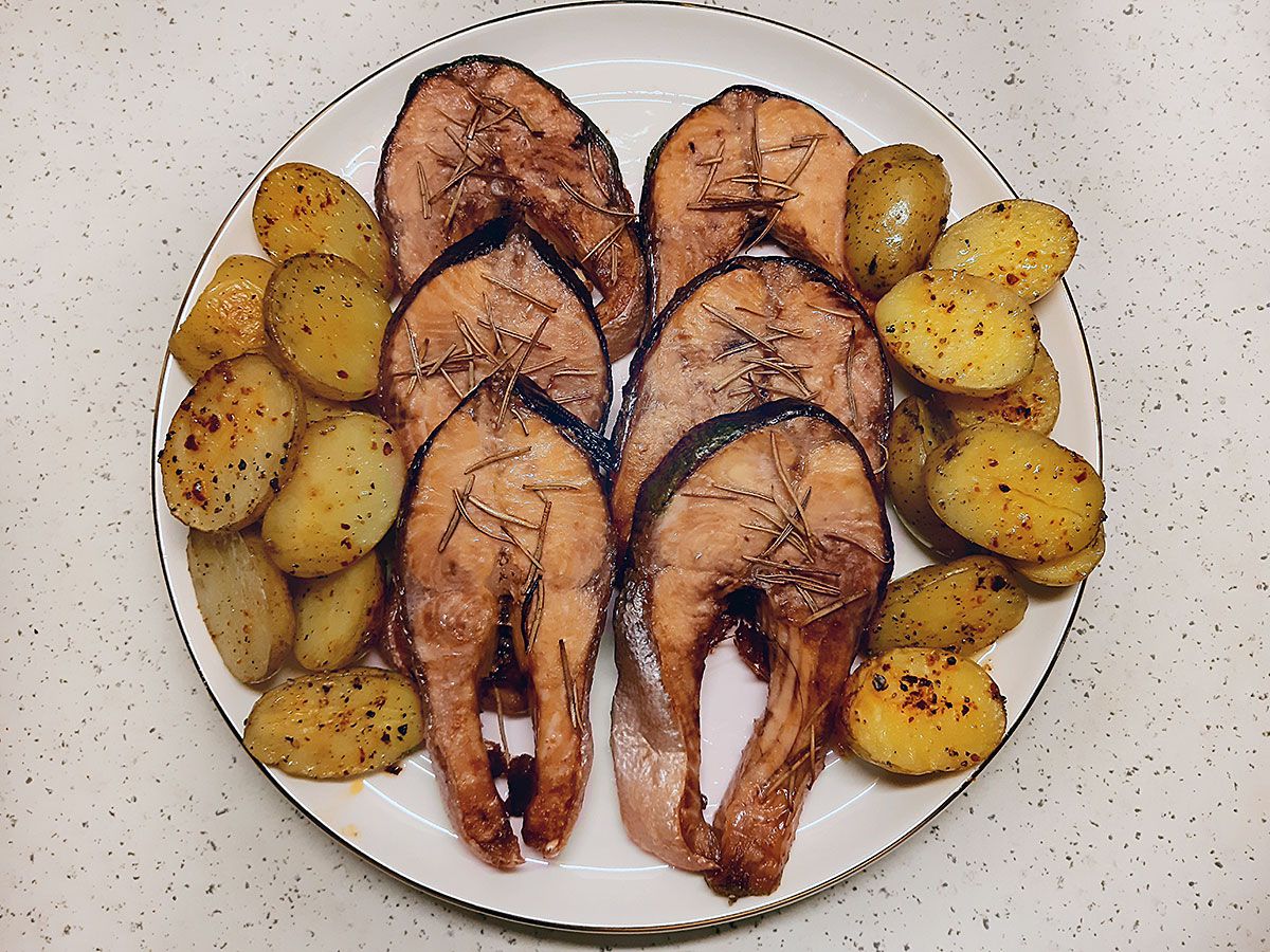 Biberiyeli Somon tarifi görseli