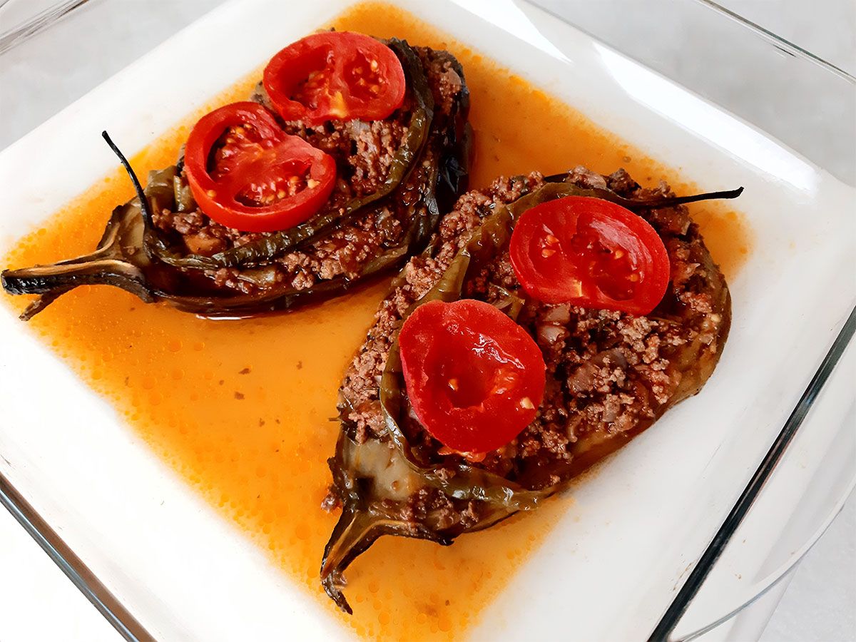 Bostan Patlıcanlı Fırın Karnıyarık tarifi görseli