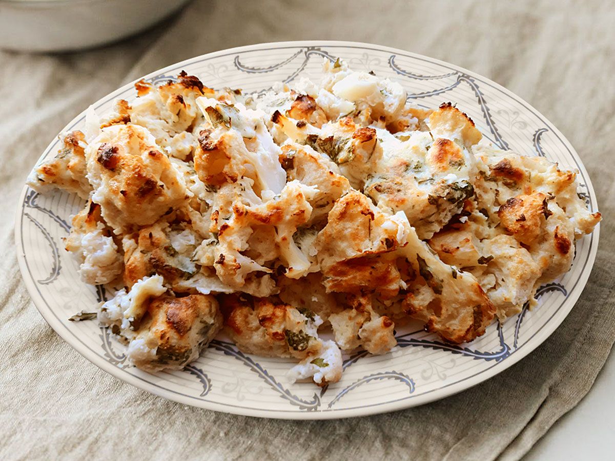 Fırında Peynirli Karnabahar tarifi görseli