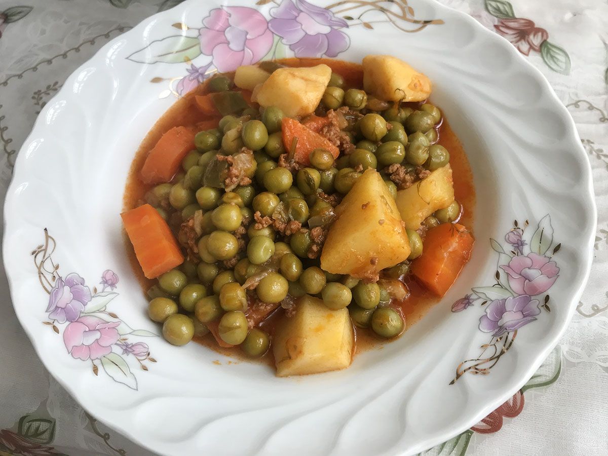 Kıymalı Bezelye tarifi görseli