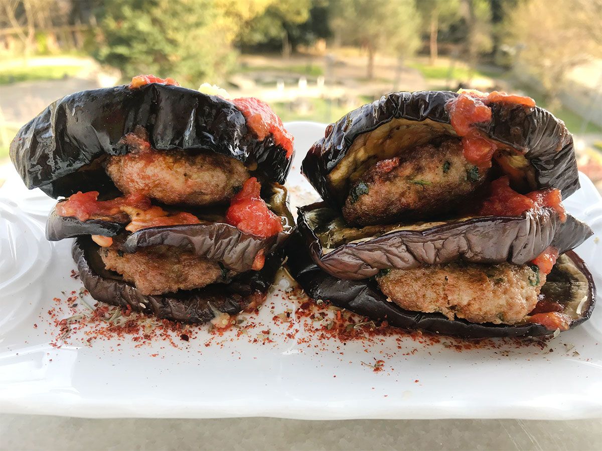 Köfteli Patlıcan Kulesi tarifi görseli