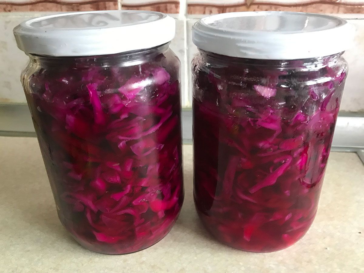 Mor Lahana Turşusu - Lokanta Usulü Kırmızı Lahana tarifi görseli