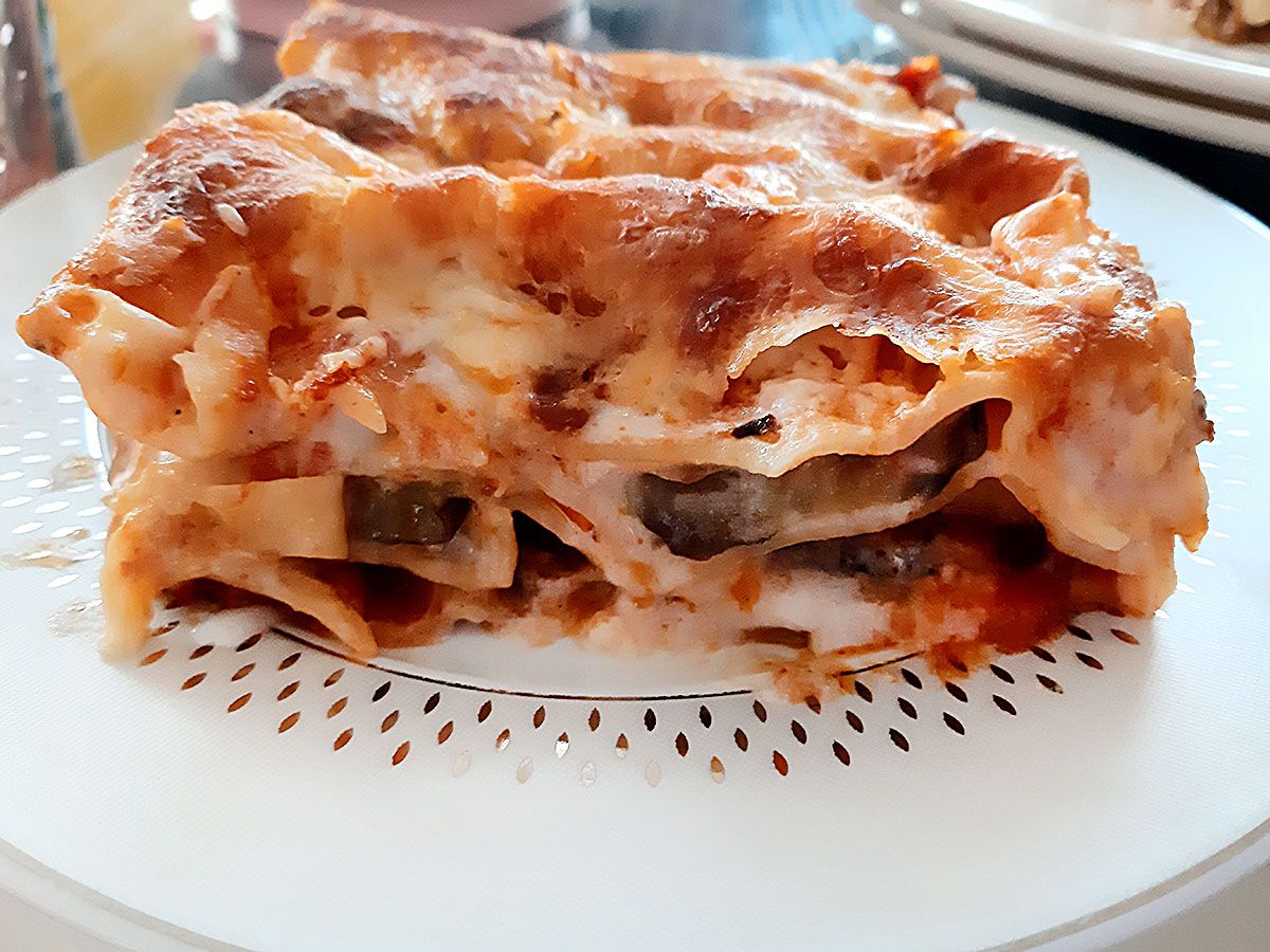 Patlıcanlı Lazanya tarifi görseli