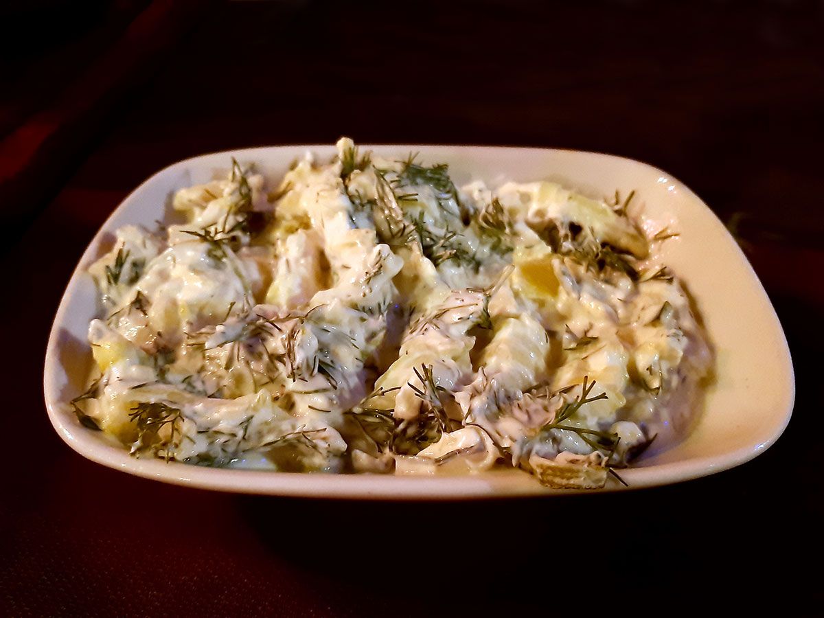 Girit Kabağı Mezesi tarifi görseli