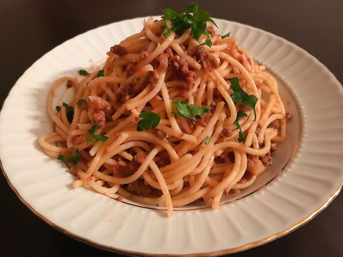 Kıymalı Makarna tarifi görseli