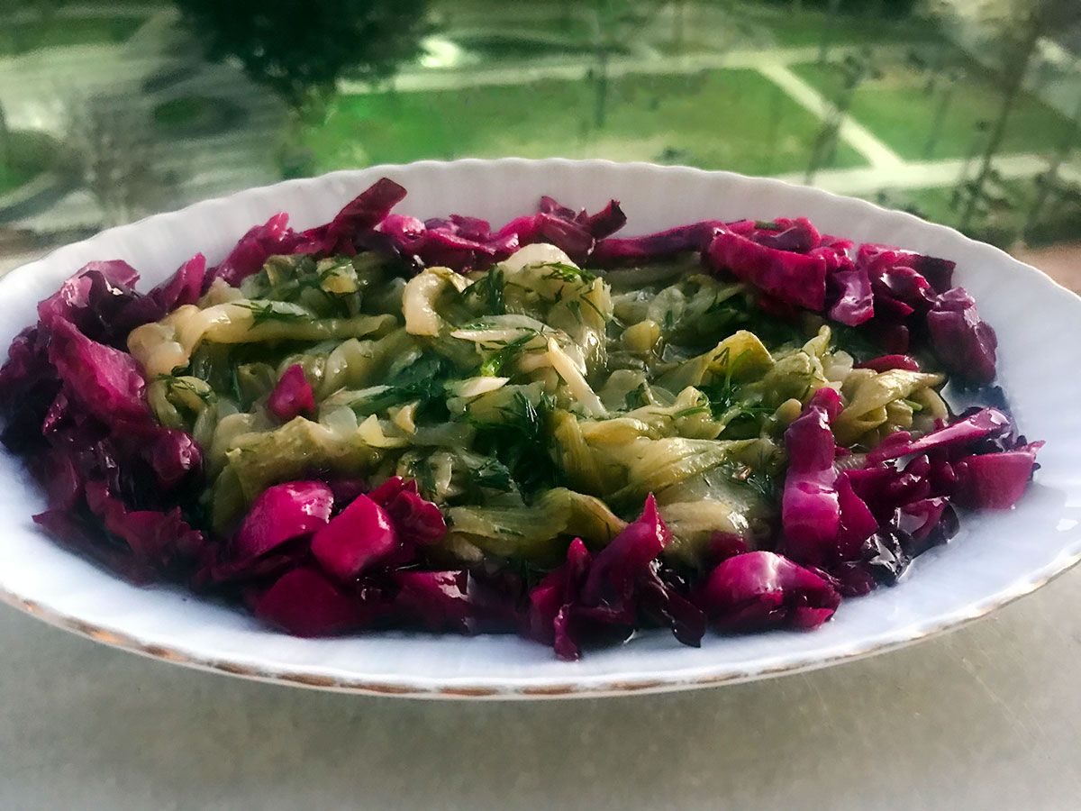 Mor Lahana Turşulu Kabak Sıyırma tarifi görseli