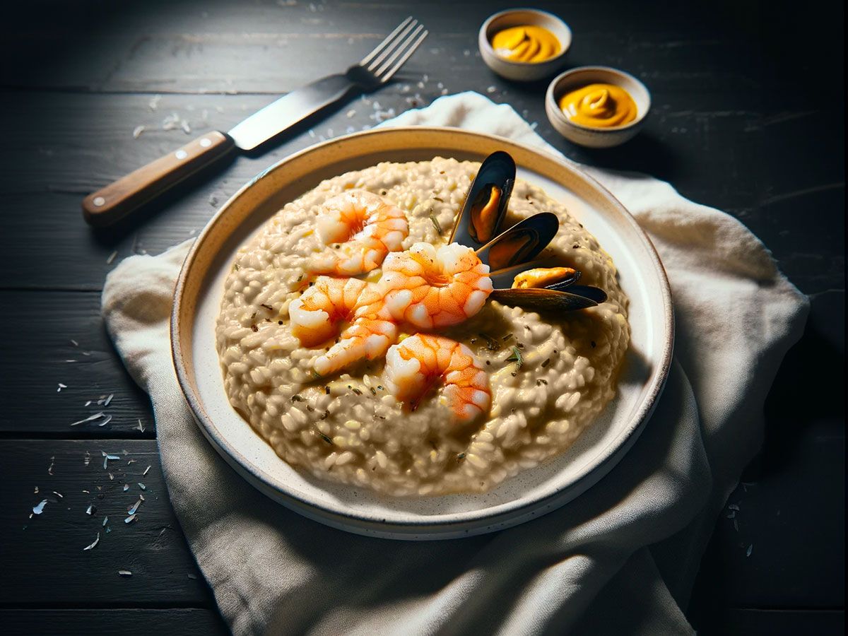 Deniz Mahsüllü Risotto tarifi görseli