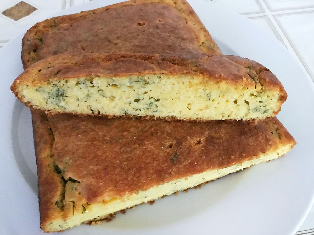 Dereotlu Mısır Ekmeği tarifi görseli