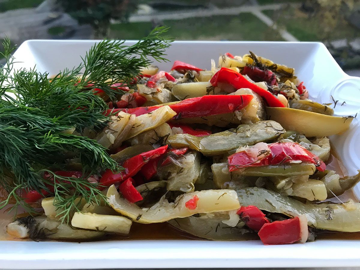 Kapya Biberli Zeytinyağlı Kabak tarifi görseli