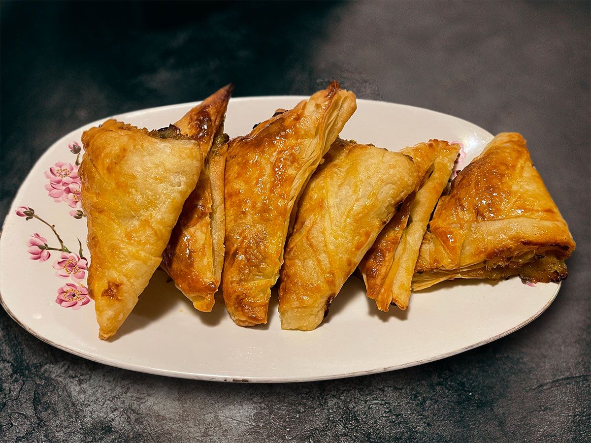 Pırasalı Çıtır Börek tarifi görseli