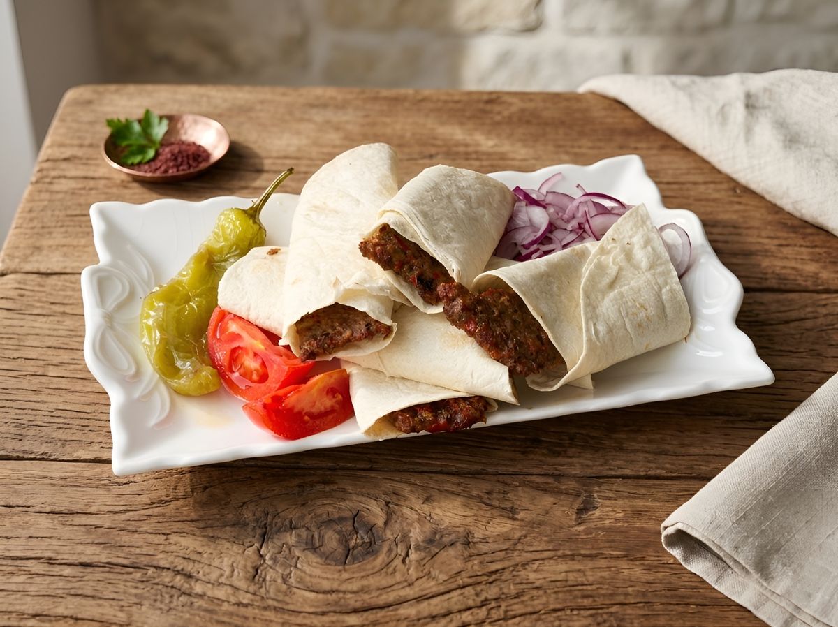 Fırında Pratik Kebap Tarifi - Ev Usülü Tepside tarifi görseli