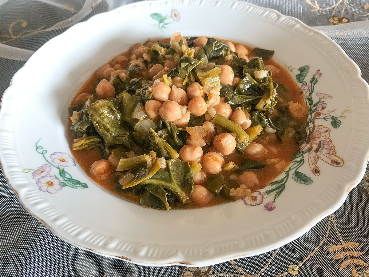 Nohutlu Ispanak Yemeği tarifi görseli