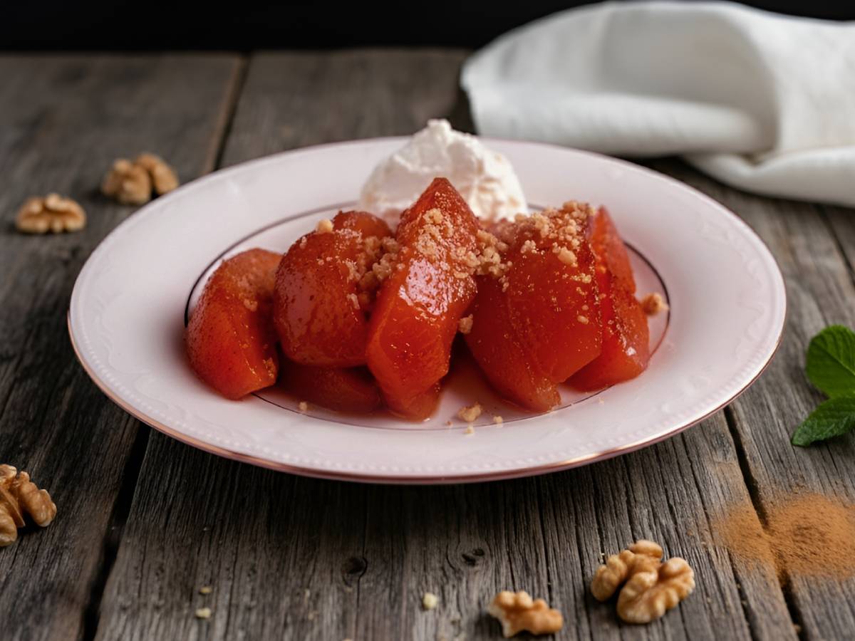 Tarçınlı Ayva Tatlısı tarifi görseli