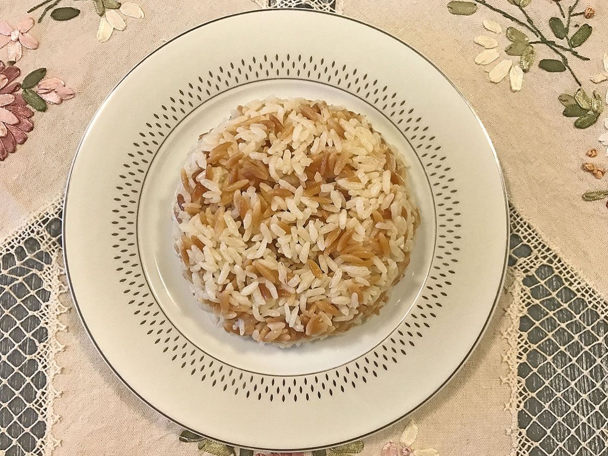 Rice Pilaf with Orzo (Arpa Şehriyeli Pirinç Pilavı) recipe photo