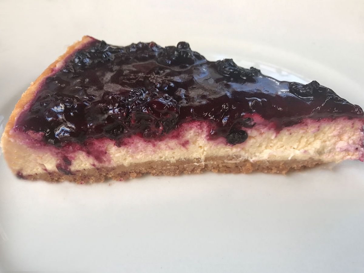Böğürtlenli Cheesecake tarifi görseli