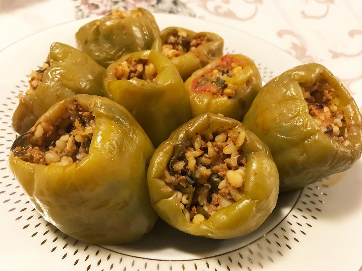 Bulgurlu Biber Dolması tarifi görseli