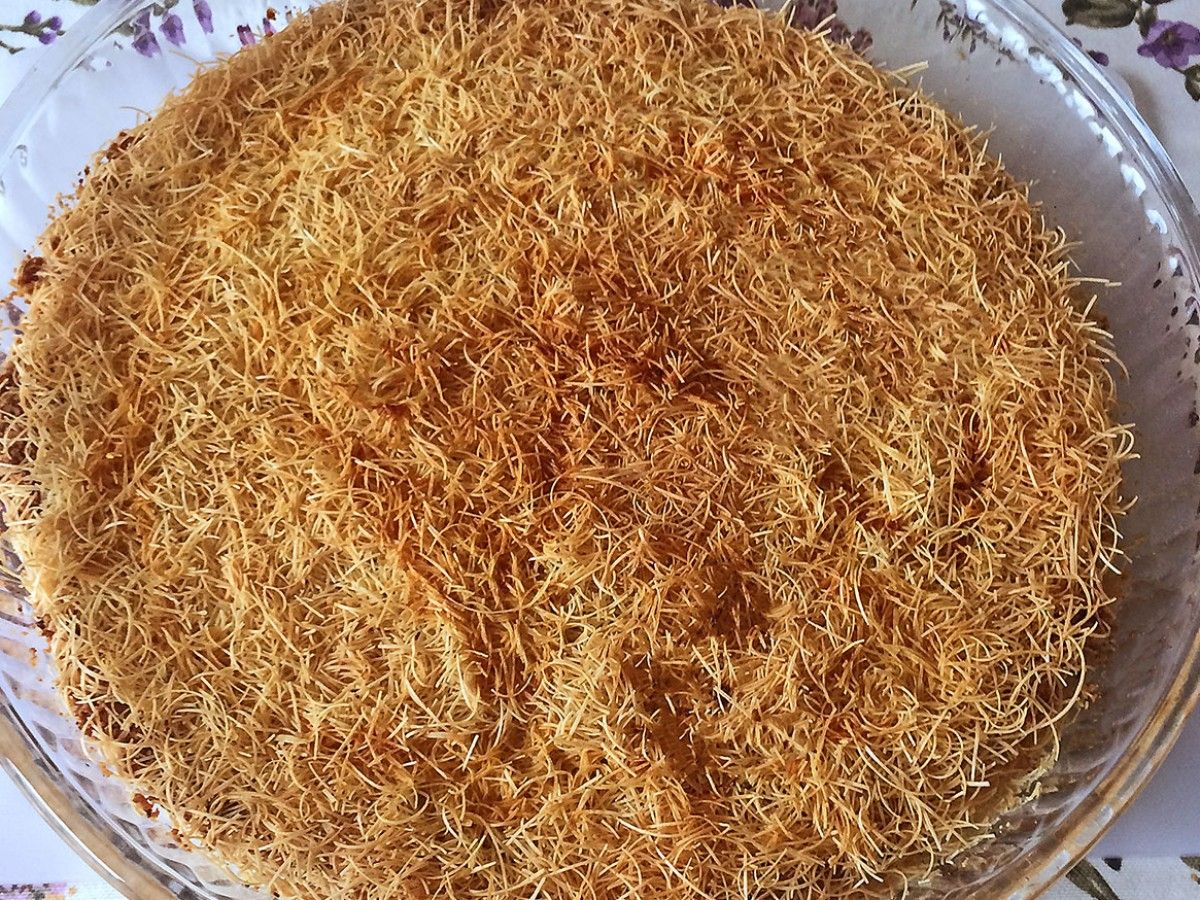 Walnut Kadayıf (Turkish Shredded Phyllo Dessert with Walnuts) recipe photo