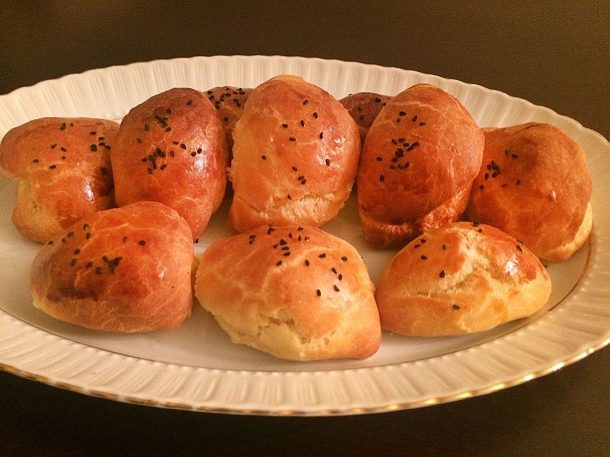 Walnut & White Cheese Poğaça (Turkish Savory Buns) recipe photo