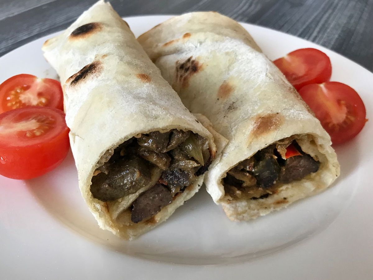 Ciğerli Dürüm tarifi görseli