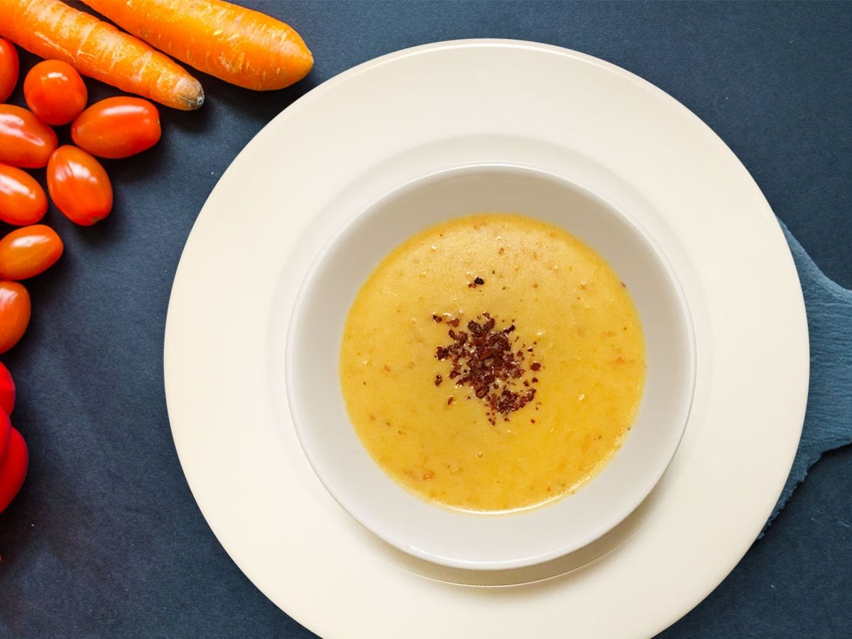 Domatesli Havuç Çorbası tarifi görseli
