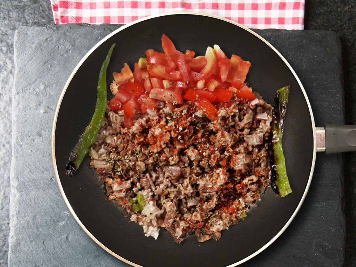Pan-Fried Kokoreç (Turkish Offal) recipe photo