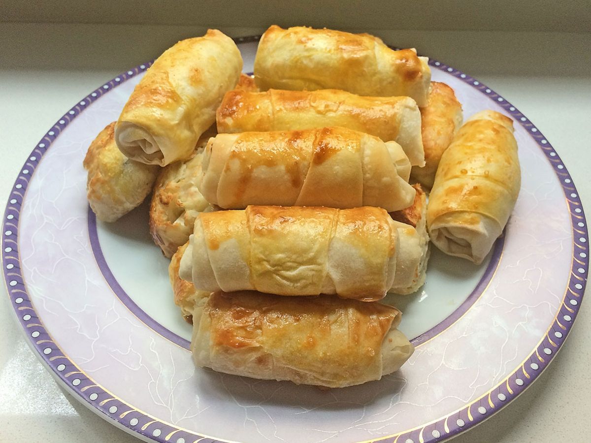Crispy Baked Börek (Savory Layered Pastry) recipe photo