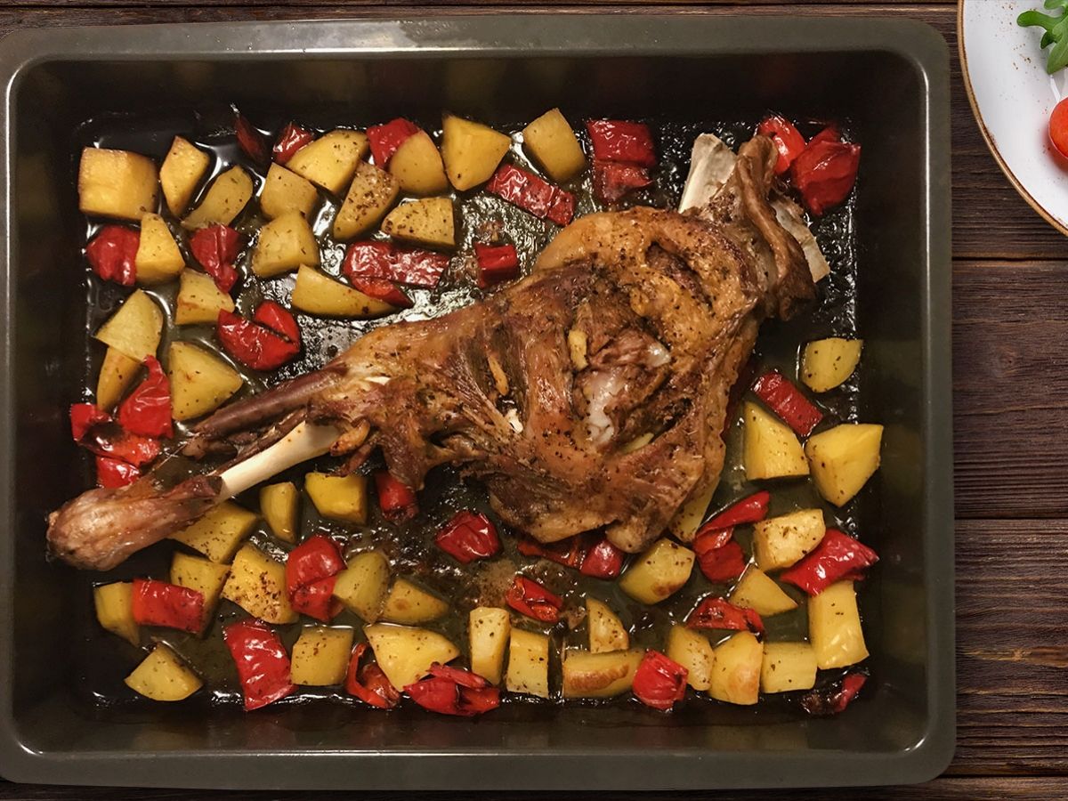 Oven-Roasted Lamb Shoulder Kebab (Fırında Kuzu Kol Kebabı) recipe photo