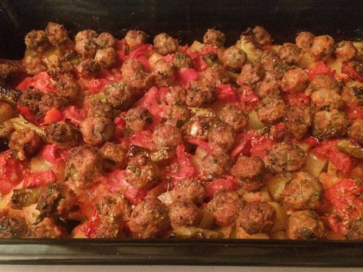 Fırında Misket Köfte tarifi görseli