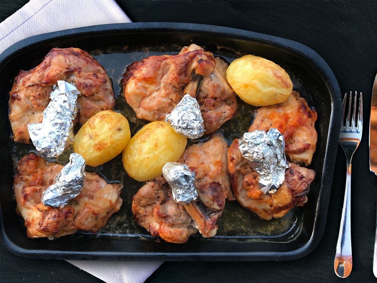 Baked Chicken with Potatoes recipe photo