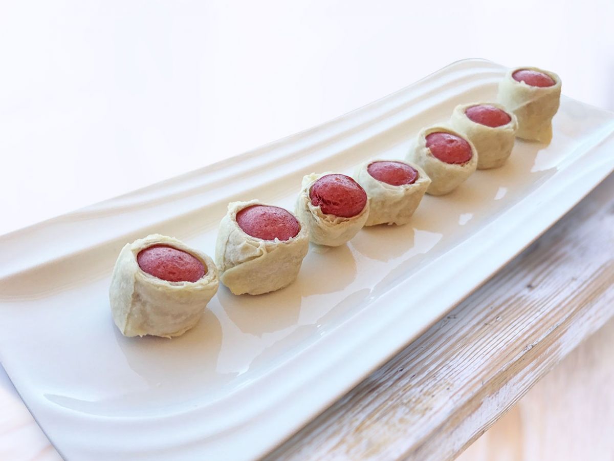 Baked Yufka-Wrapped Sausage Rolls recipe photo