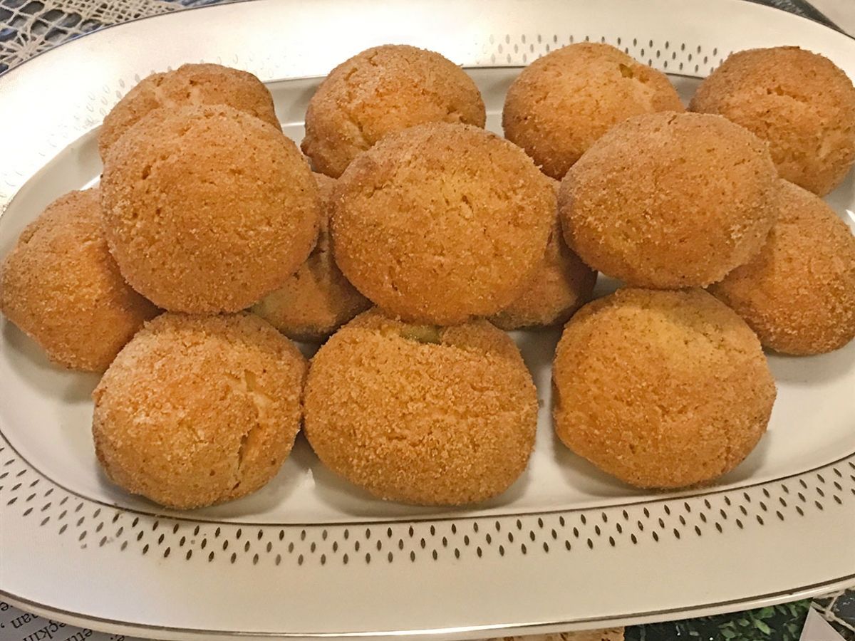 Breadcrumb-Coated Potato Poğaça (Turkish Stuffed Rolls) recipe photo