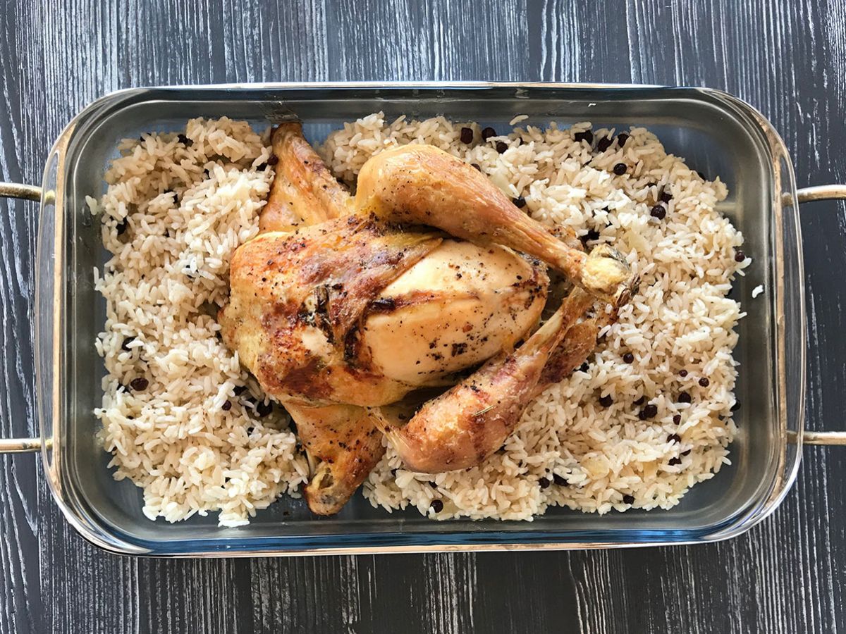 İç Pilavlı Fırın Tavuk tarifi görseli