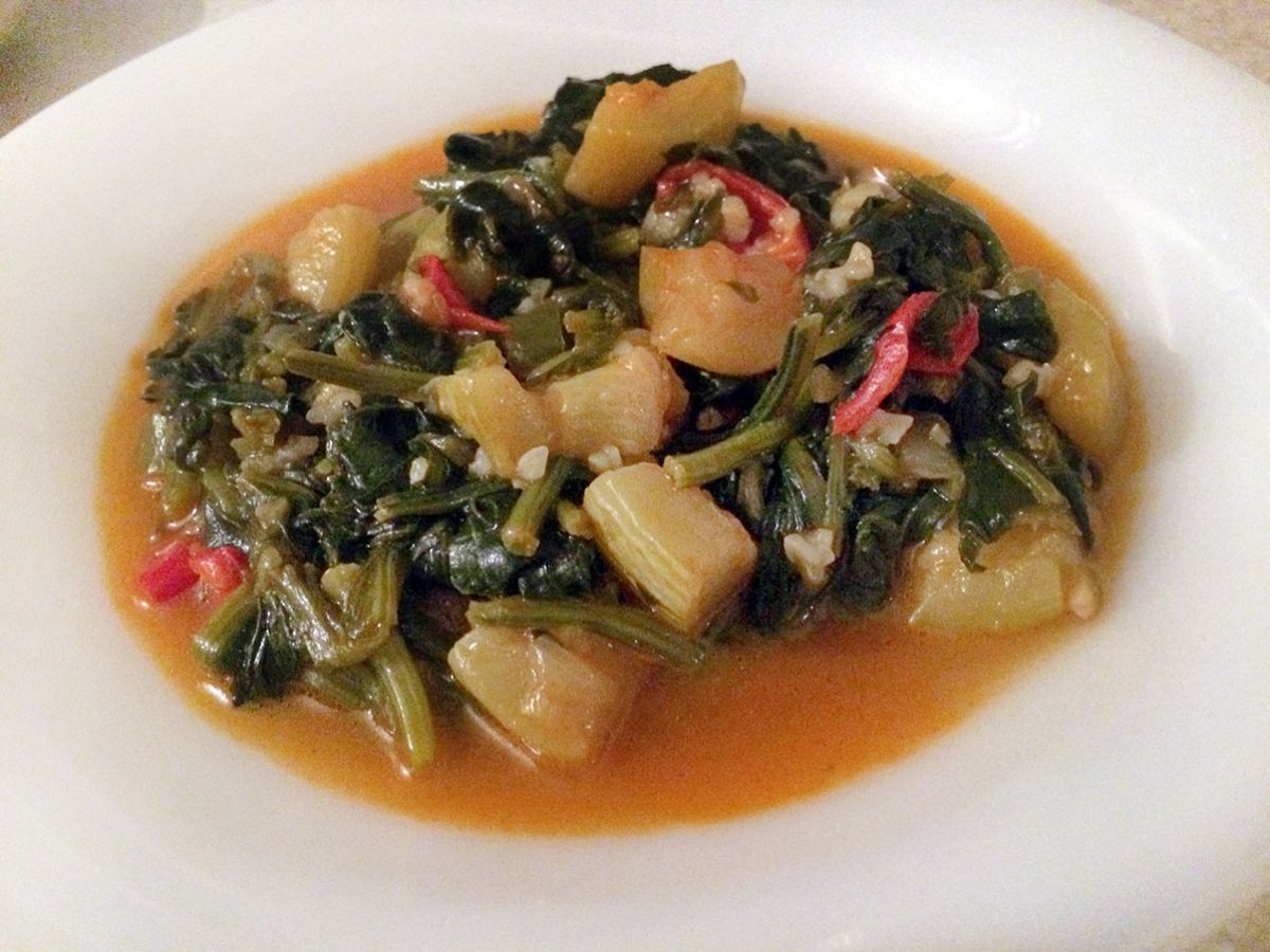 Kabaklı Ispanak Yemeği tarifi görseli