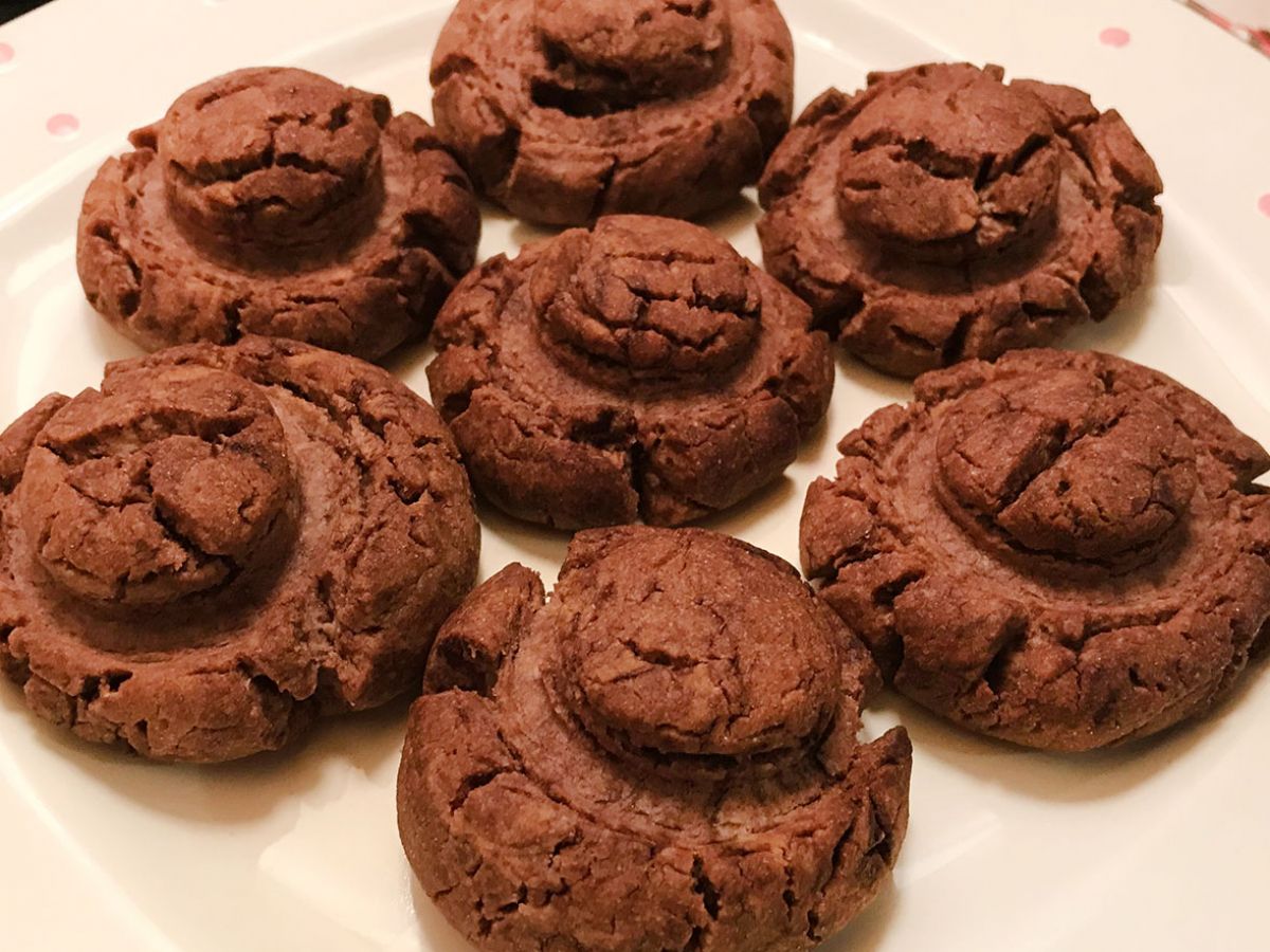 Kakaolu Mantar Kurabiye tarifi görseli