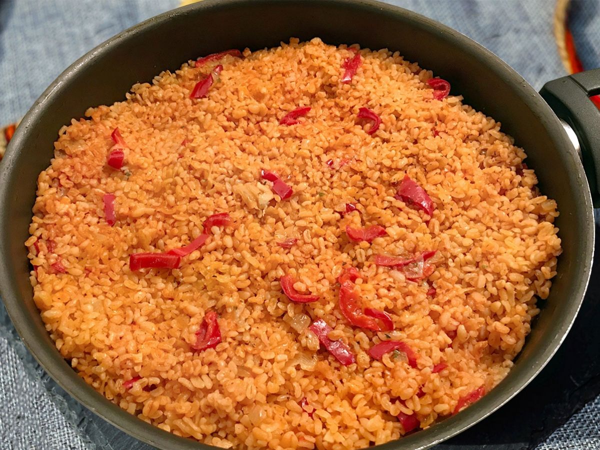 Kapya Biberli Bulgur Pilavı tarifi görseli