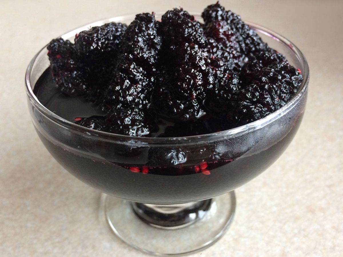Black Mulberry Jam (Karadut Reçeli) recipe photo