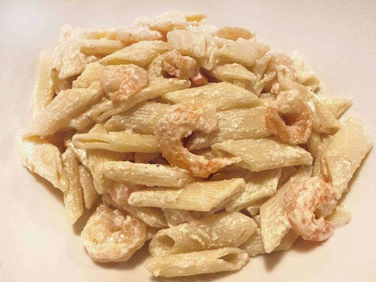 Karidesli Makarna tarifi görseli