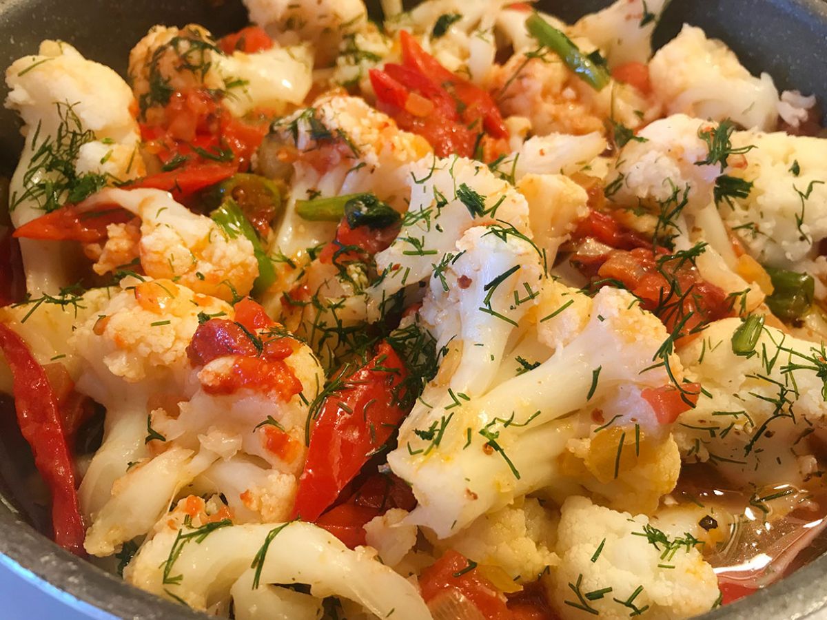 Karnabahar Yemeği tarifi görseli