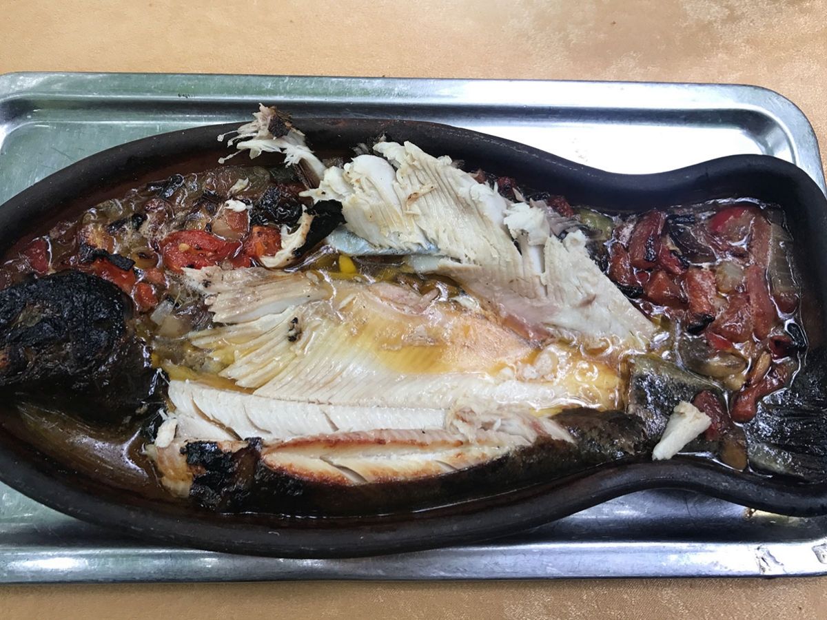 Kiremitte Alabalık tarifi görseli