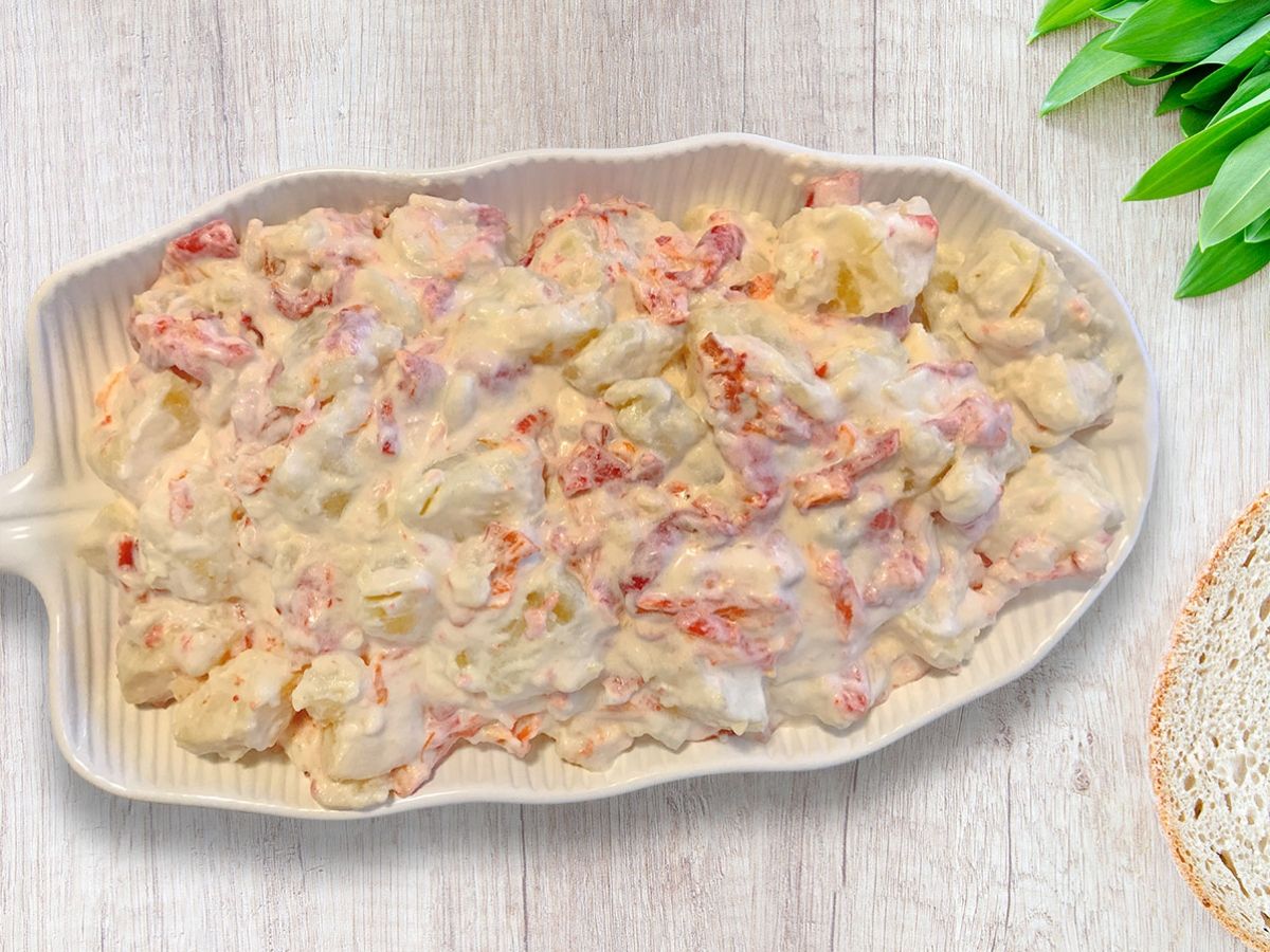 Roasted Red Pepper and Potato Salad recipe photo