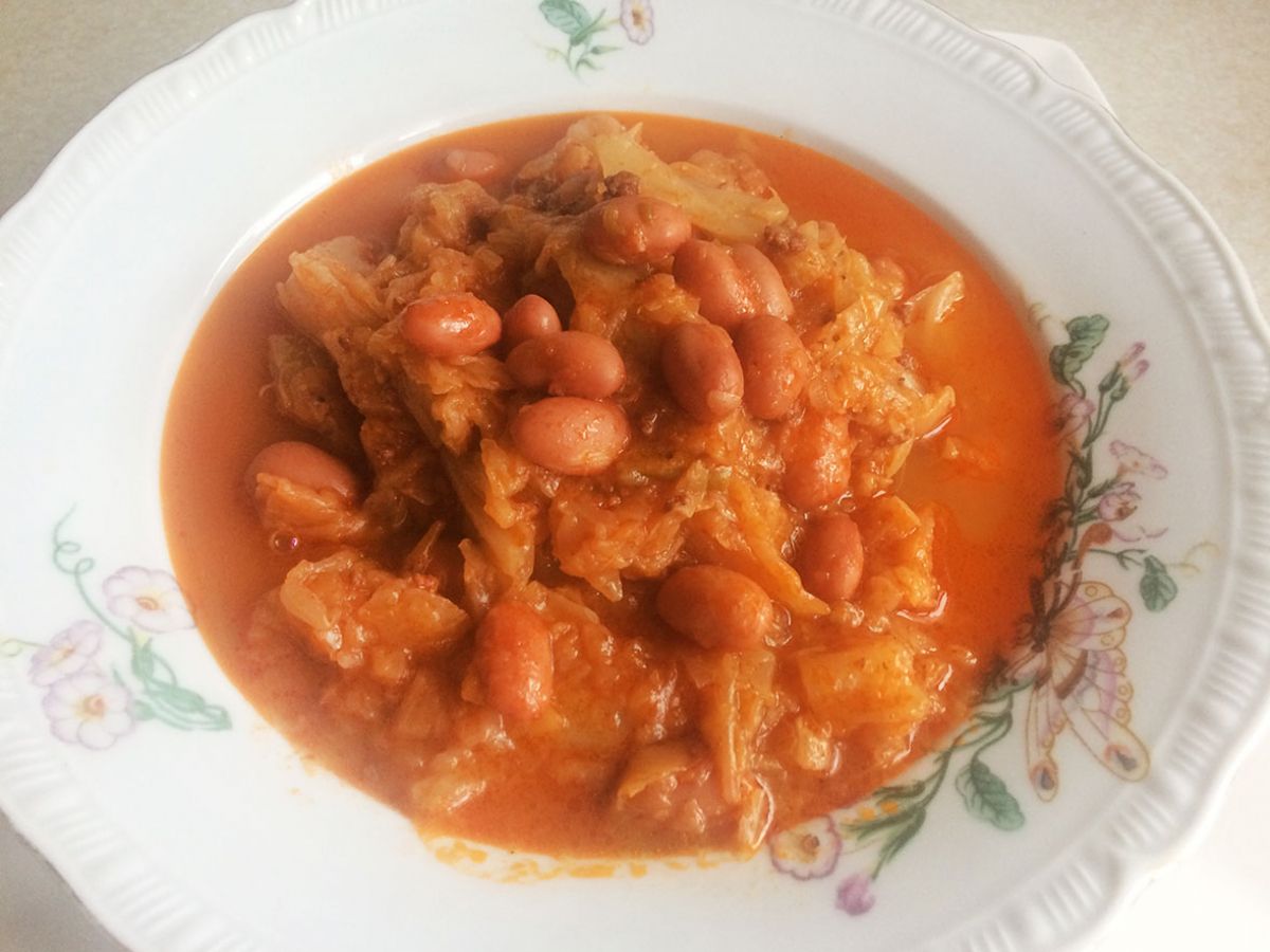 Kıymalı Barbunyalı Lahana Yemeği tarifi görseli