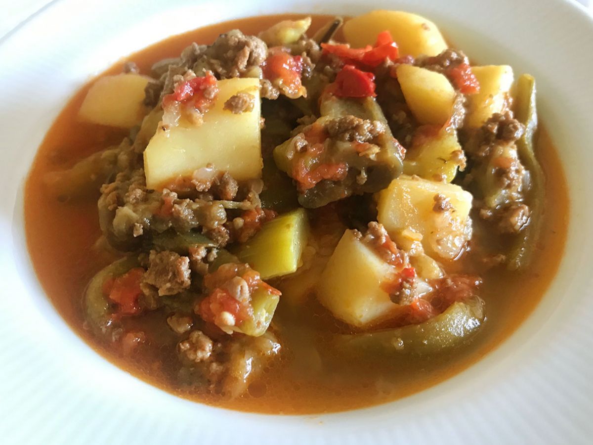 Kıymalı Türlü tarifi görseli