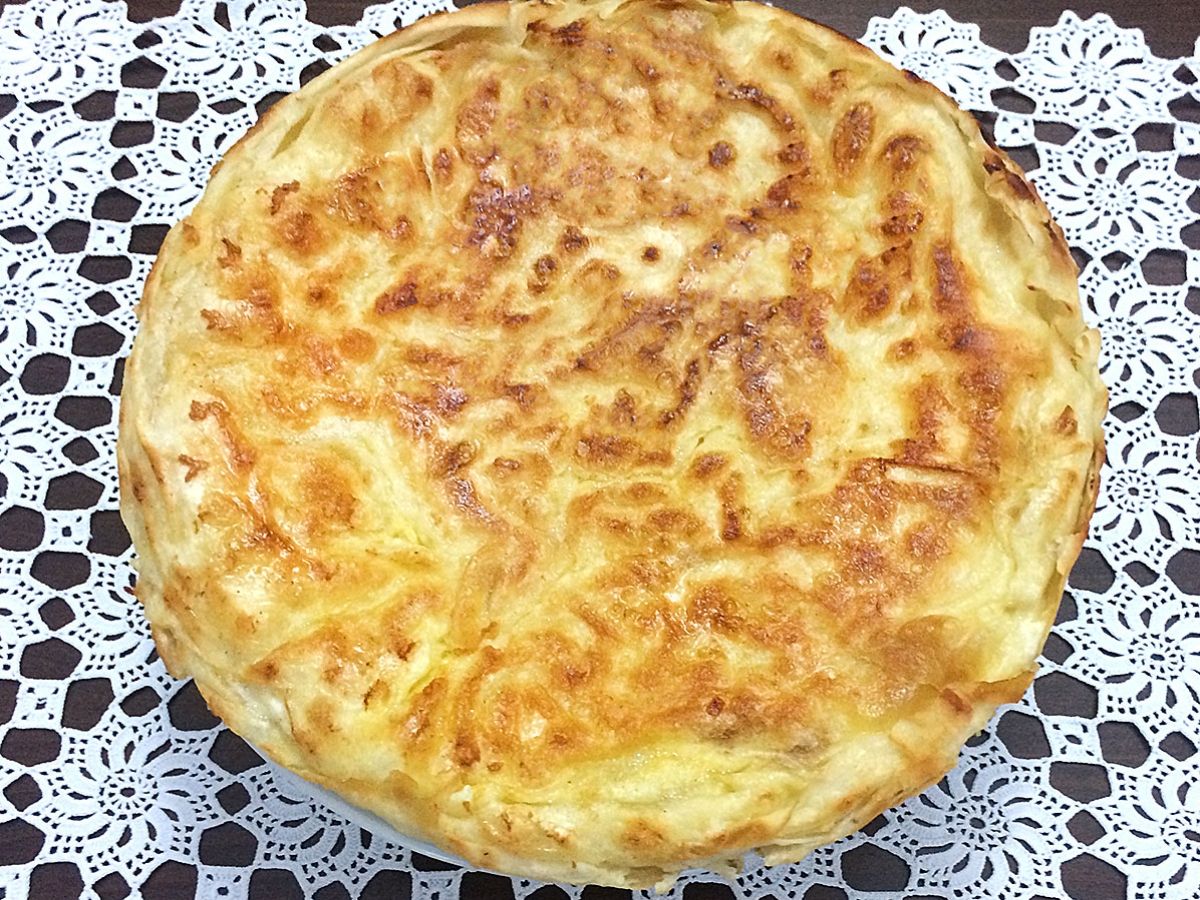 Cheese Pan Börek (Peynirli Tava Böreği) - Ready in 10 Minutes recipe photo