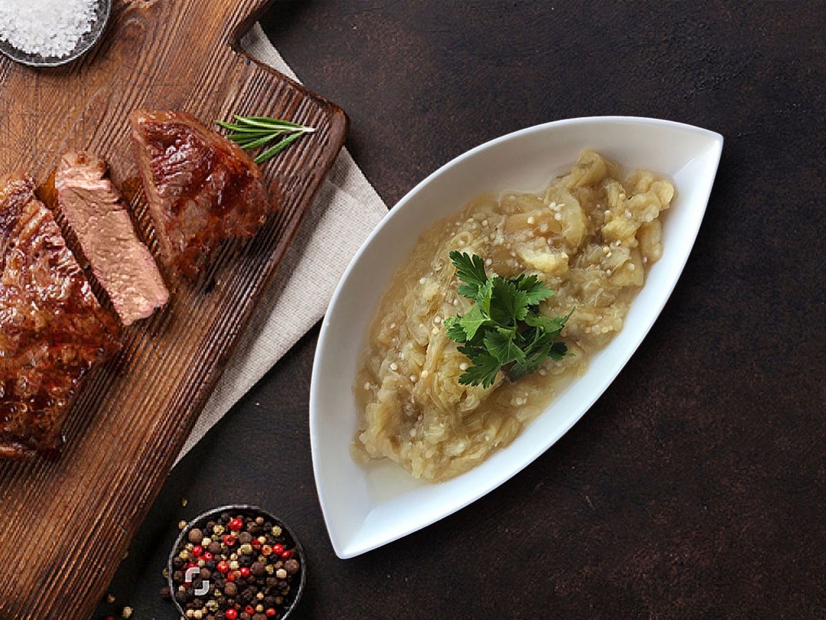 Charred Eggplant Salad (Közde Patlıcan Salatası) recipe photo