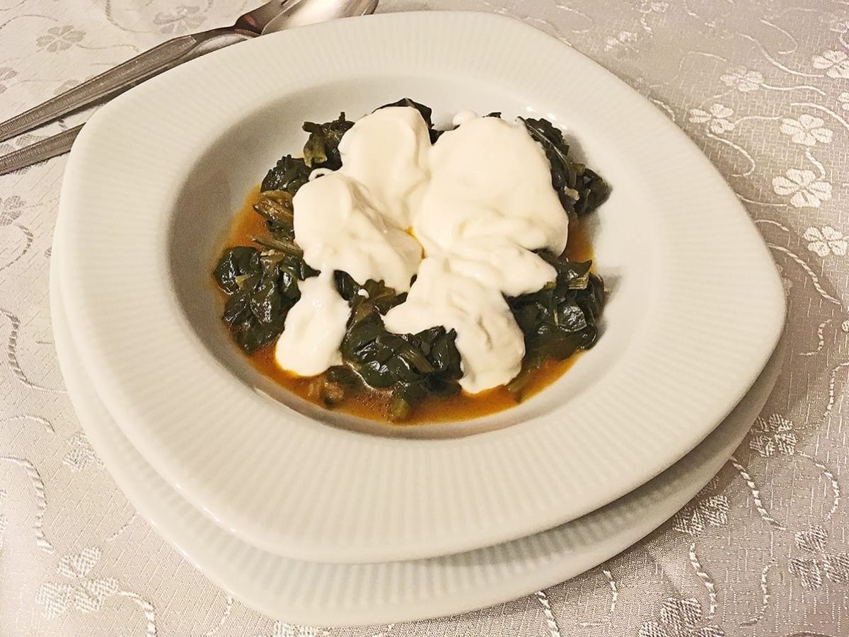 Lamb and Spinach Stew (Kuzu Ispanak Yemeği) recipe photo