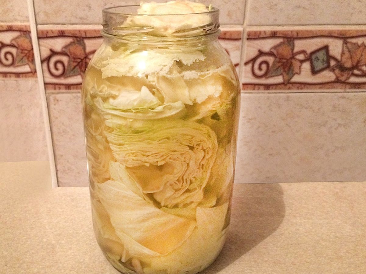 Pickled Cabbage (Lahana Turşusu) recipe photo
